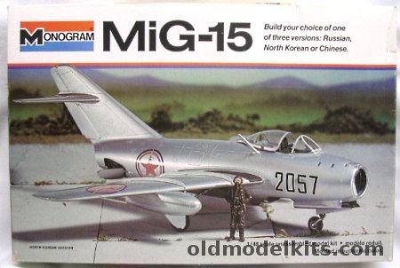 Monogram 1/48 Mig-15 - North Korean/Russian/Chinese Air Forces - White Box Issue, 5403 plastic model kit